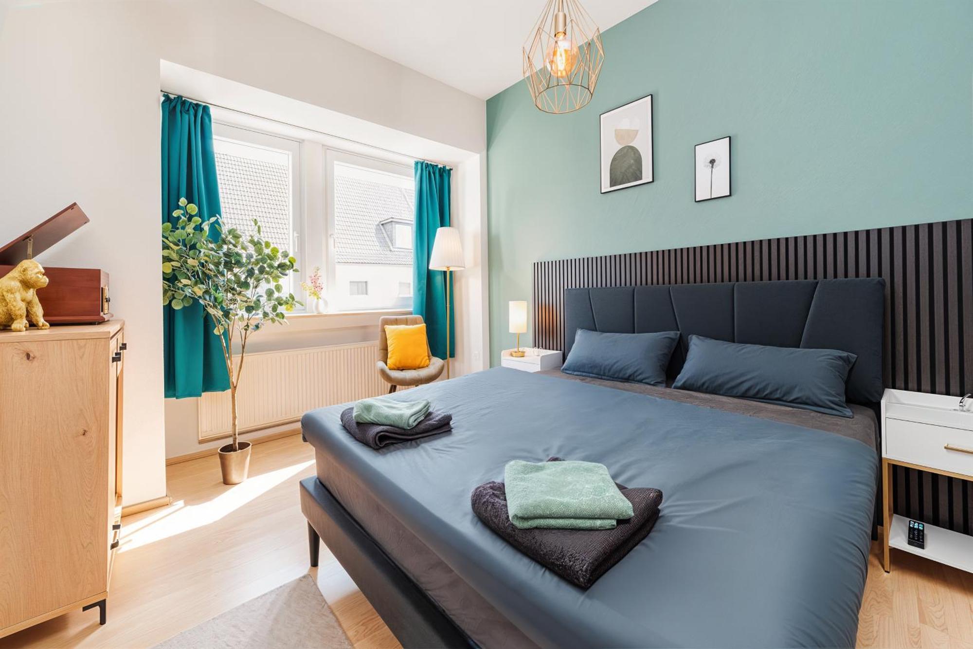 Smart Home - Essen - Perfect For 5 Guests! Central - Balcony - Netflix - Free Parking Zone Ngoại thất bức ảnh